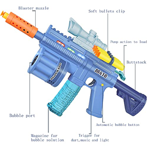تفنگ اسباب بازی 3 کاره Multifunctional Gun 3 In 1 مدل M416 -اسباب بازی